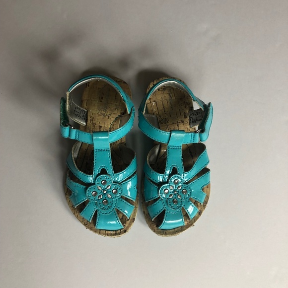 Stride Rite Marina Turquoise Summer Sandals - Picture 6 of 8